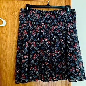 CABI elasticized waist skirt
